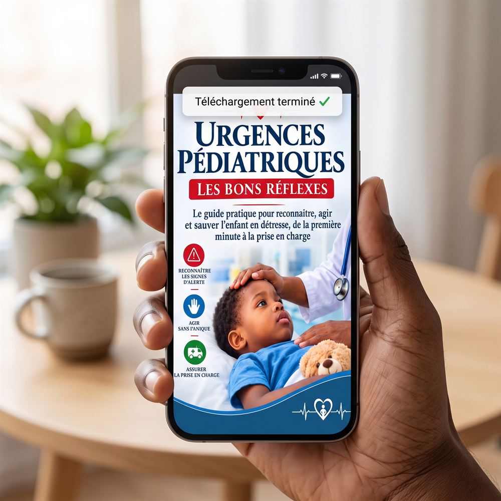 Le guide téléchargé et ouvert sur un téléphone